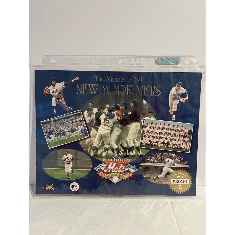 1994 Spectrum Promo Of 10,000 The Miracle Of ‘69 New York Mets 25th Anniversary